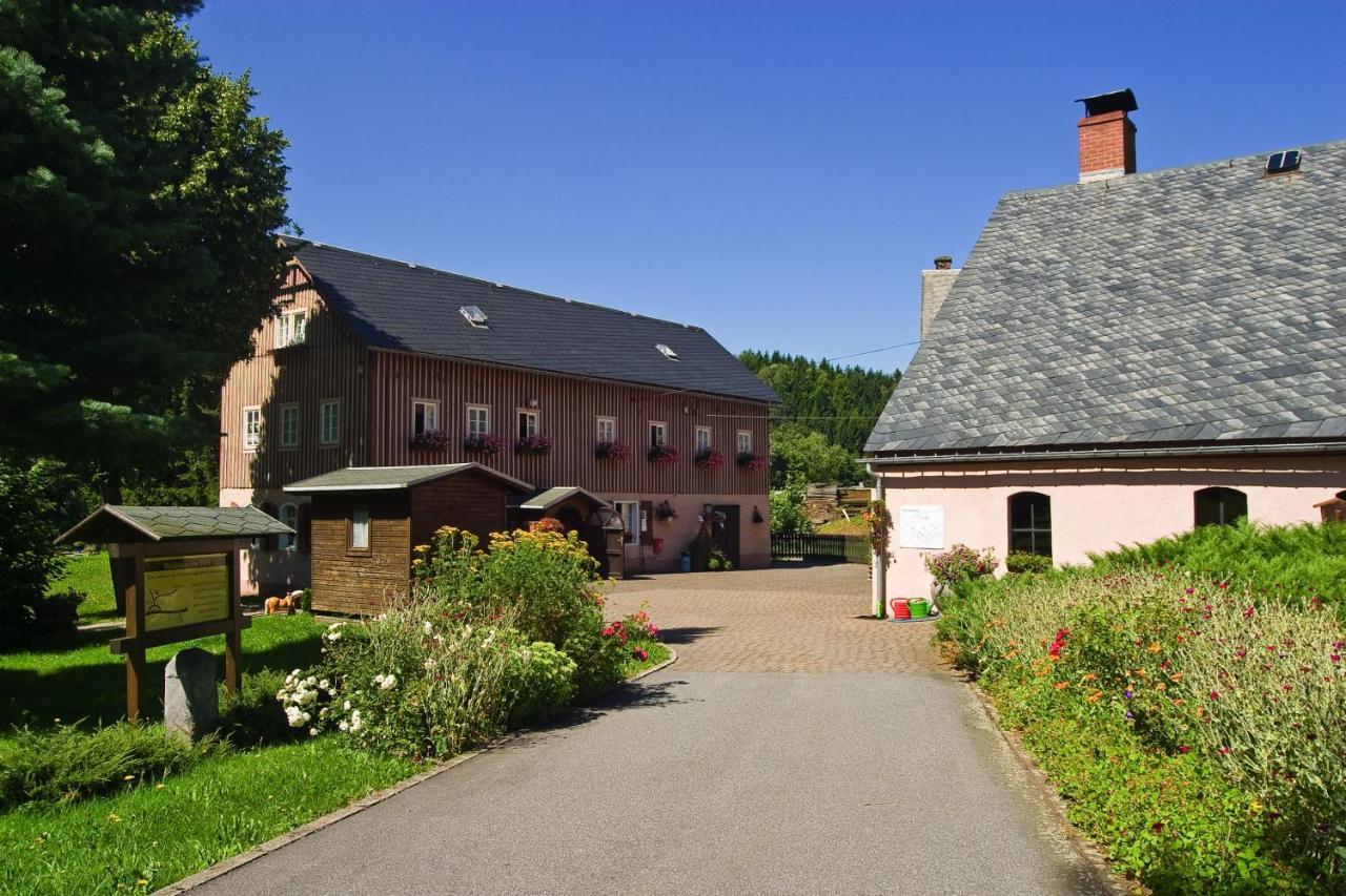 Отель Landgasthof Wolfsgrund Dorfchemnitz Экстерьер фото