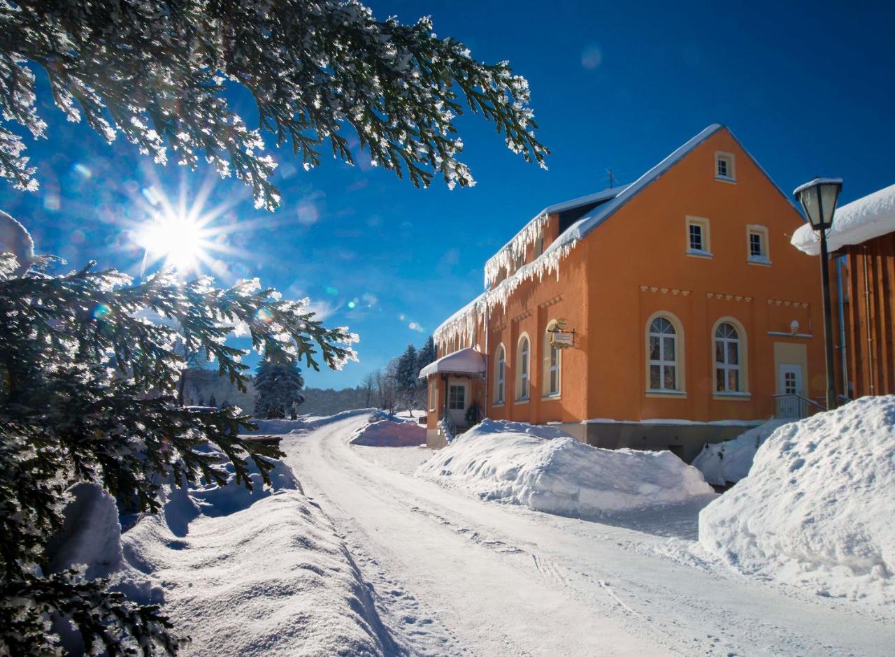 Отель Landgasthof Wolfsgrund Dorfchemnitz Экстерьер фото